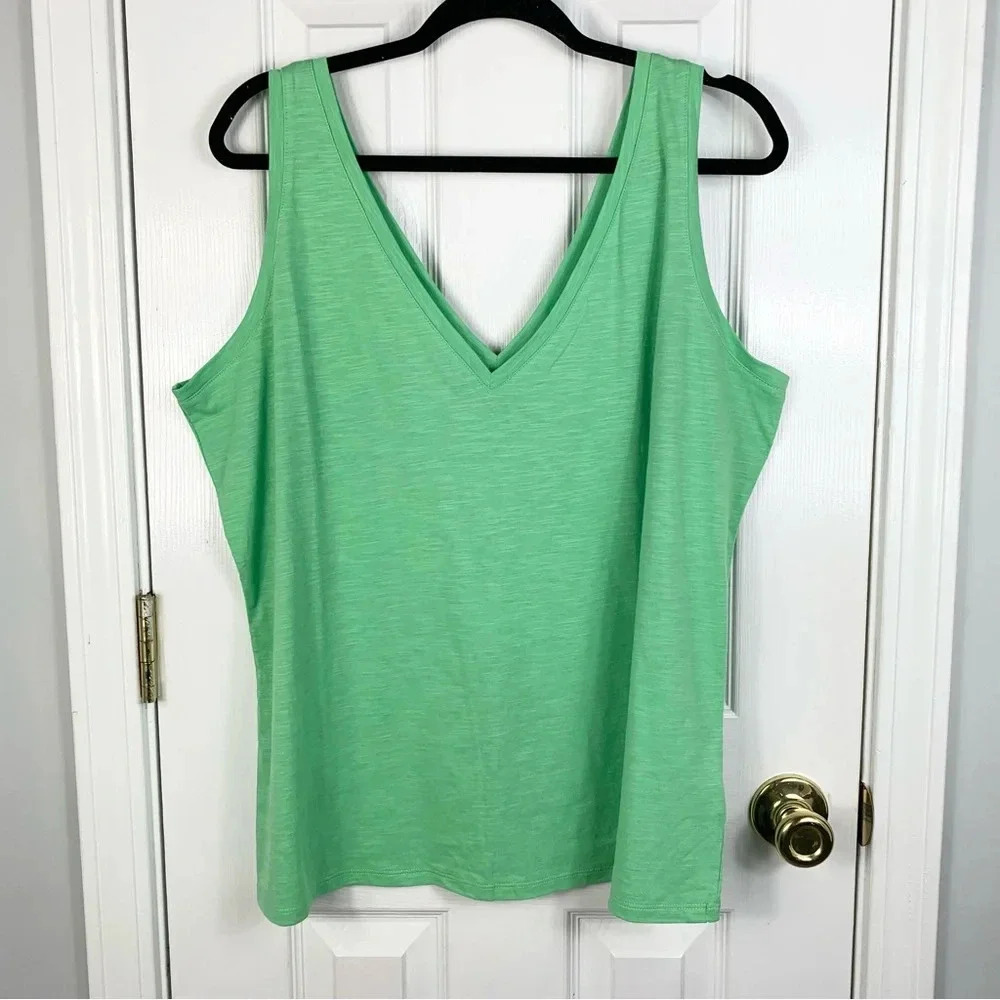 Boden Green Tank Top